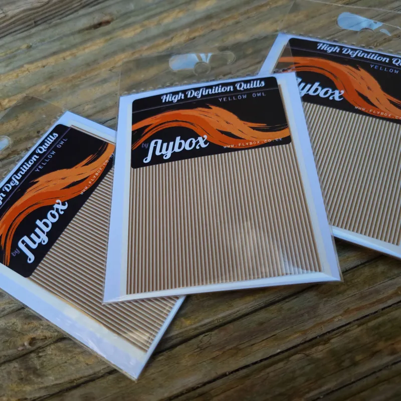 Flybox High Definition Quills in Yellow Owl